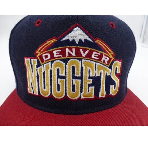 Vintage Denver Nuggets Embroidered Snapback Hat - Picture 1 of 9